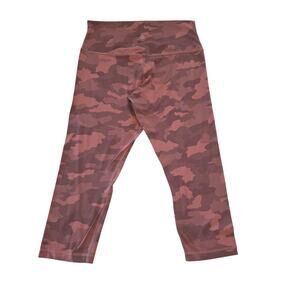 Lululemon Align High-Rise Crop Heritage 365 Camo Brier Rose Multi Womens Size 12